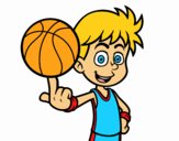 Jugador de baloncesto junior