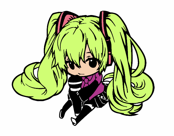 Miku Chibi vocaloid