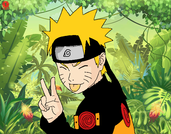 Naruto sacando lengua