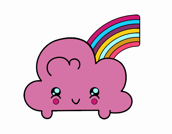 Nube kawaii