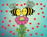 Pareja de abejas