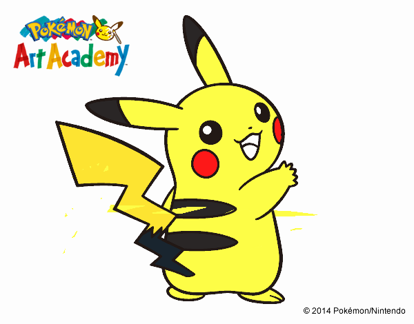 Pikachu de espaldas