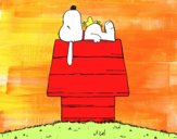 Snoopy durmiendo