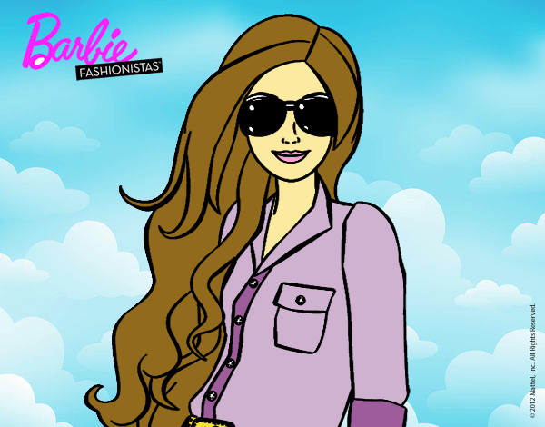 Barbie con gafas de sol