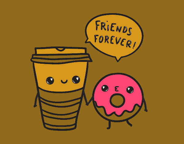 Café y donut