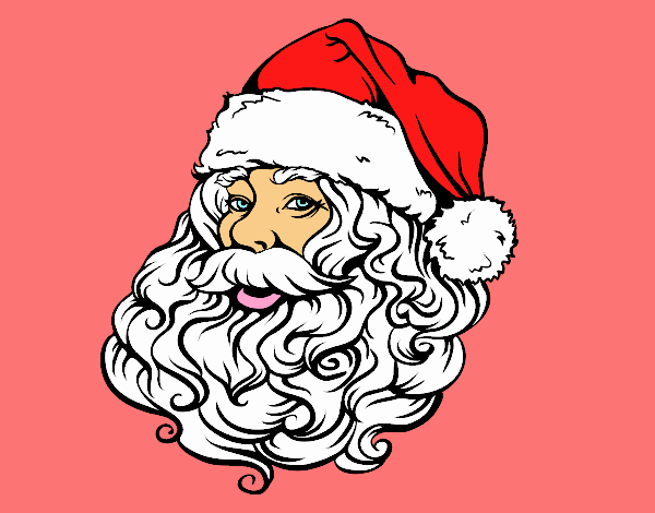 Cara de Santa Claus para Navidad