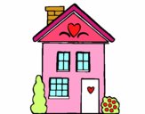 Casa con corazones