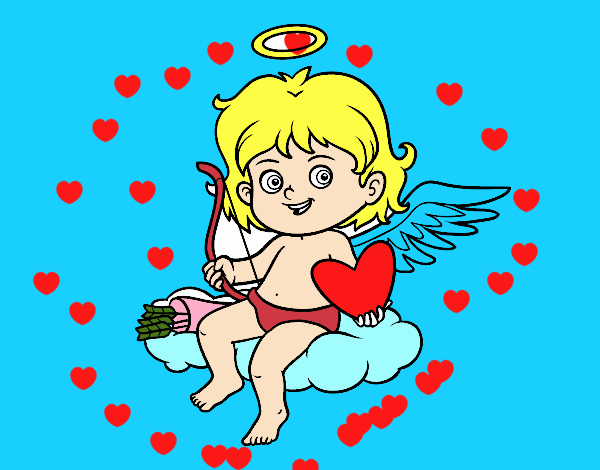 Cupido en una nube