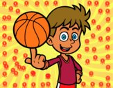 Jugador de baloncesto junior