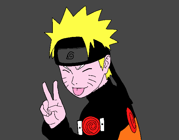 Naruto sacando lengua