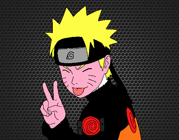 Naruto sacando lengua