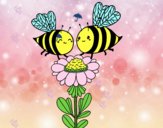 Pareja de abejas