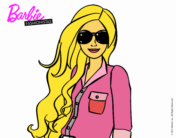 Barbie con gafas de sol