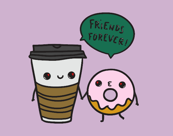 Café y donut