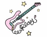 Guitarra y estrellas