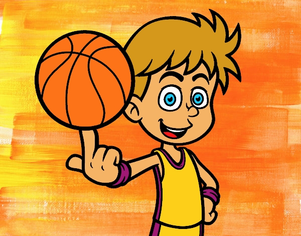 Jugador de baloncesto junior