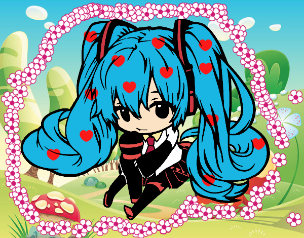 Miku Chibi vocaloid