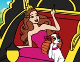 Princesa cantante y su perrita