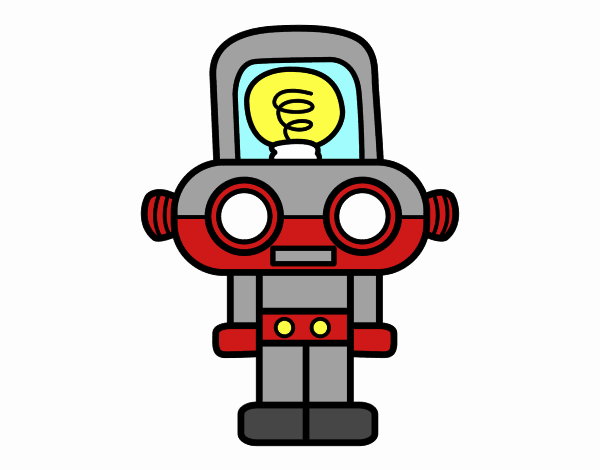 Robot con luz