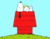 Snoopy durmiendo