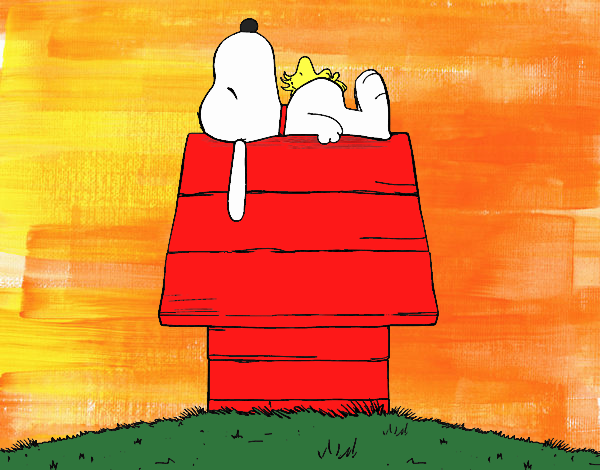 Snoopy durmiendo