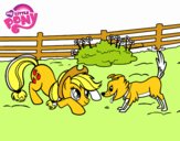 Applejack y Winona