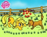 Applejack y Winona