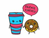 Café y donut