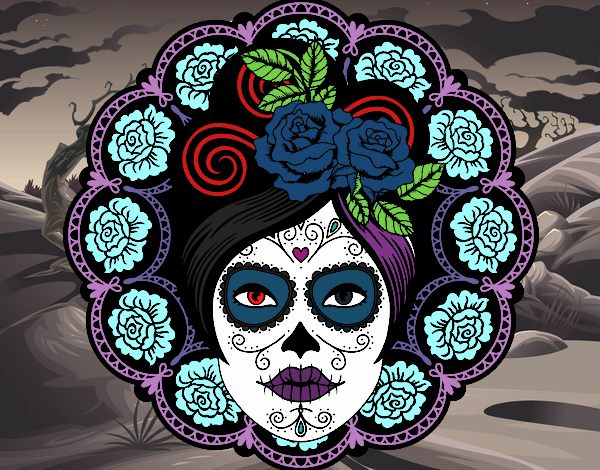 Calavera mejicana femenina