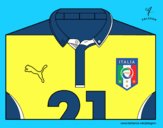 Camiseta del mundial de fútbol 2014 de Italia