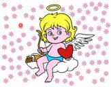 Cupido en una nube