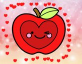 Manzana corazón