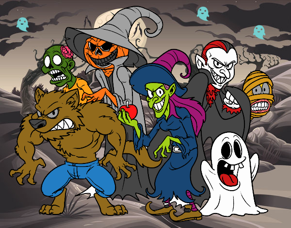 Monstruos de Halloween