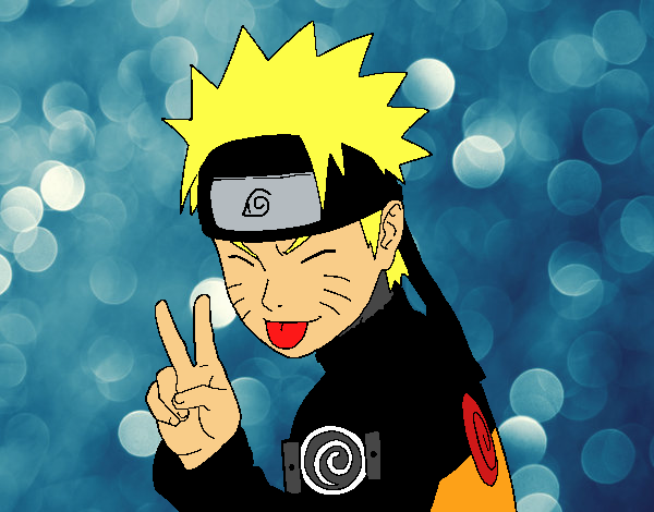 Naruto sacando lengua