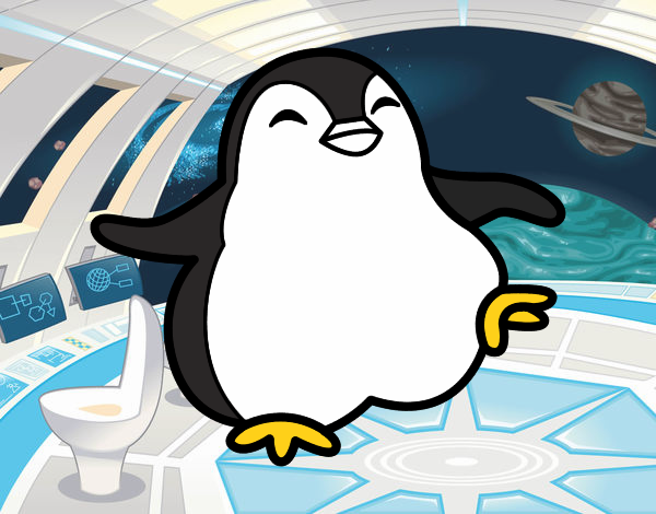 pinguino espasial