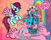 Rainbow Dash en su palacio