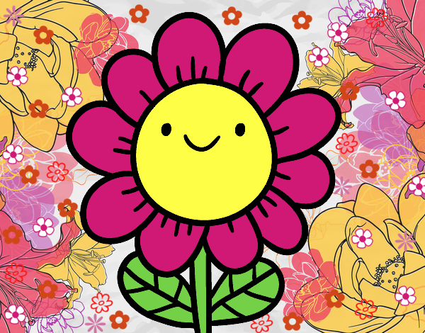 happy flower