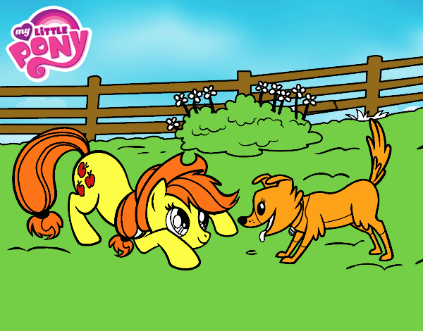 Applejack y Winona