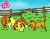 Applejack y Winona