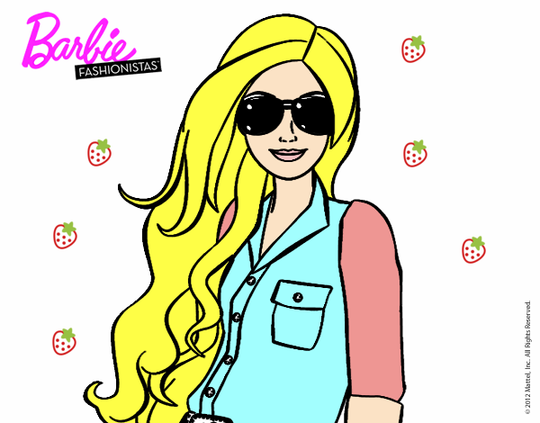 Barbie con gafas de sol