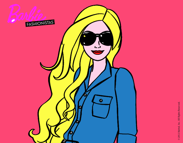 Barbie con gafas de sol