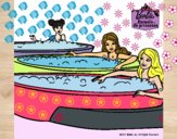 Barbie y sus amigas en el jacuzzi