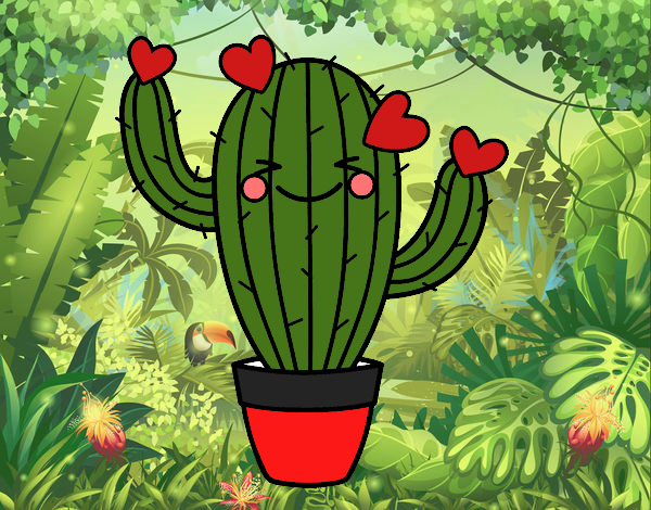 Cactus corazón