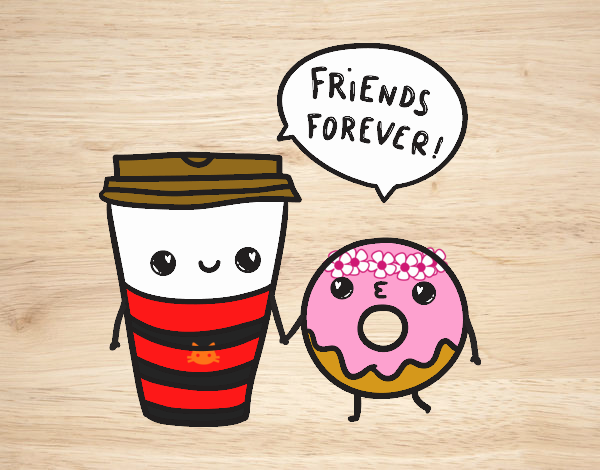 Café y donut