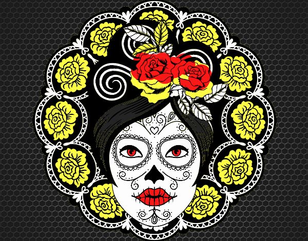 Calavera mejicana femenina