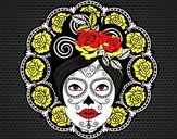 Calavera mejicana femenina