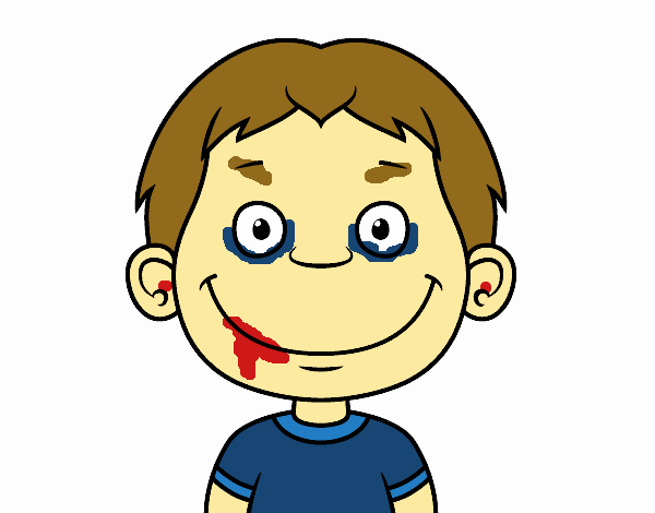 clipart de cara de niño pequeño