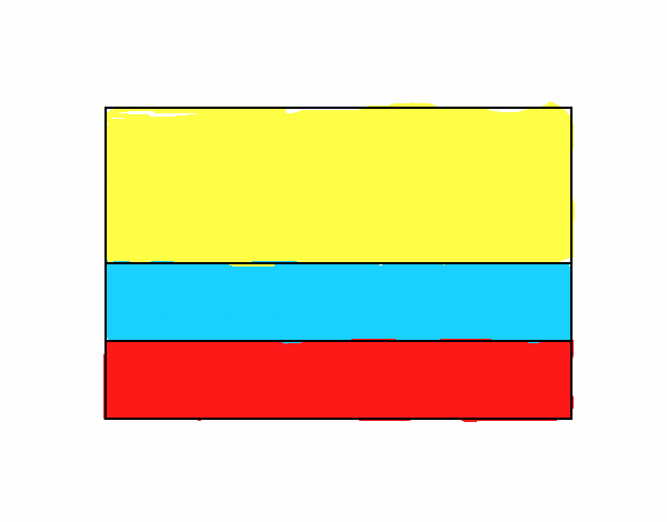 La bandera de Colombia