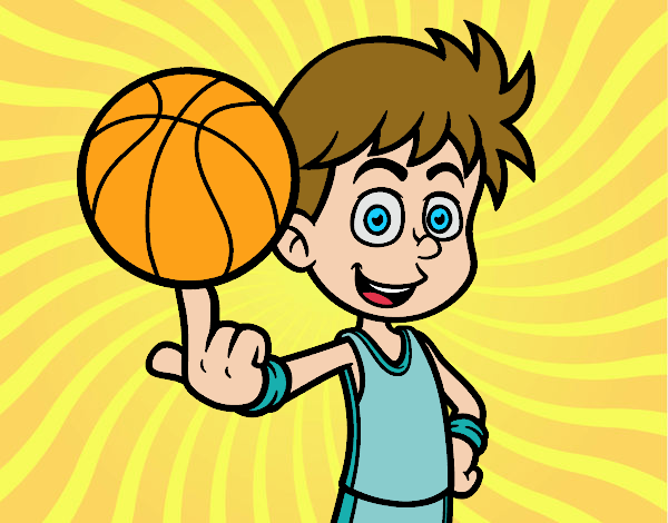 Jugador de baloncesto junior