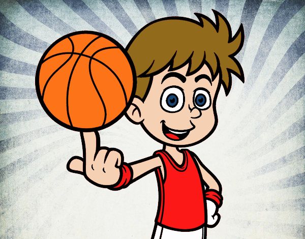 Jugador de baloncesto junior